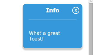 jQuery toastee